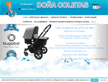 Tablet Screenshot of donacoletas.com